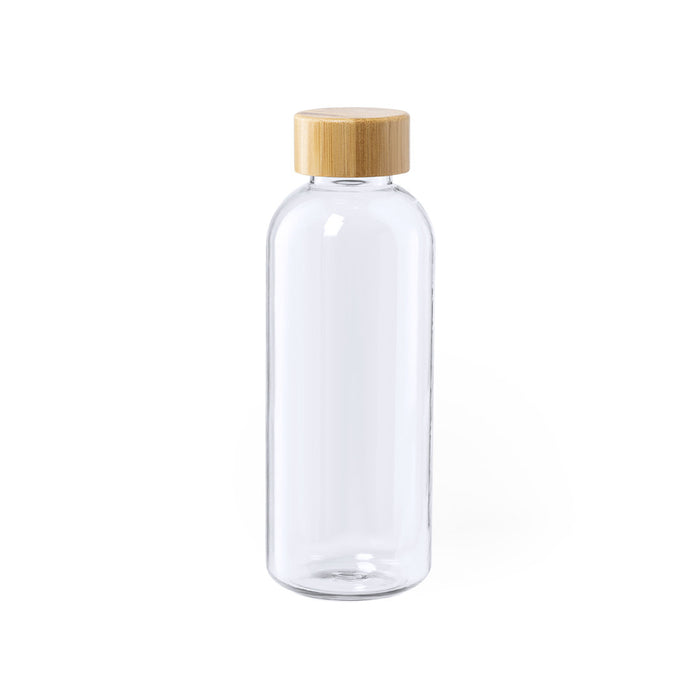 Recycled Plastic Bottle with Bamboo Cap