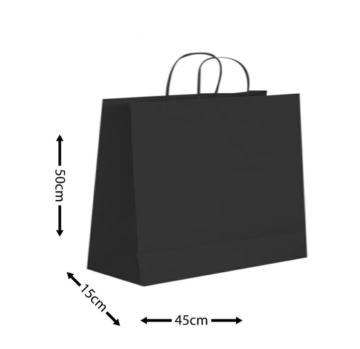 Gift Bag - Black - 50x15x45cm