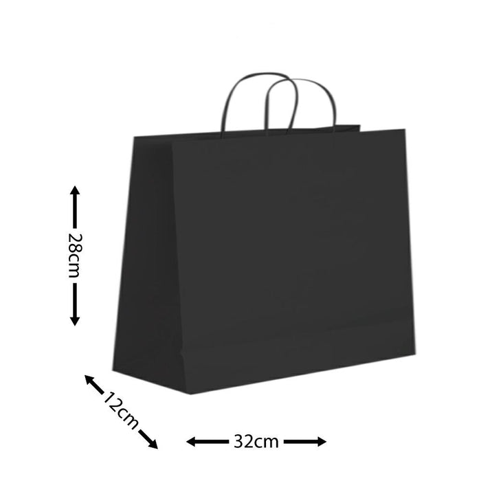 Gift Bag - Black - 32x12x28cm