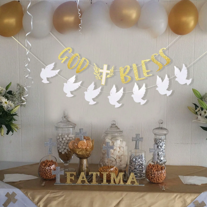 God Bless - Religious Party Banner Set