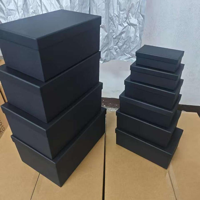 Gift Box with Lid - Black