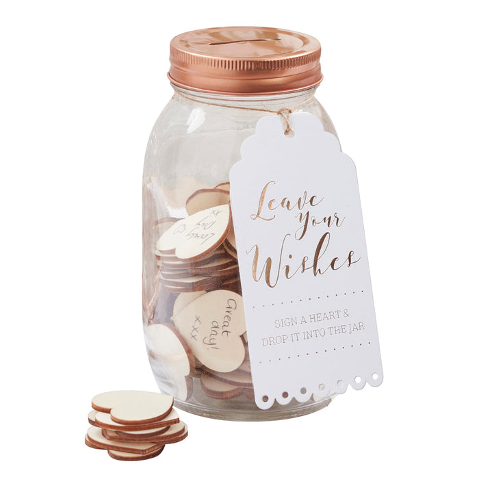 Guest Book Wishing Jar - Beautiful Botanics