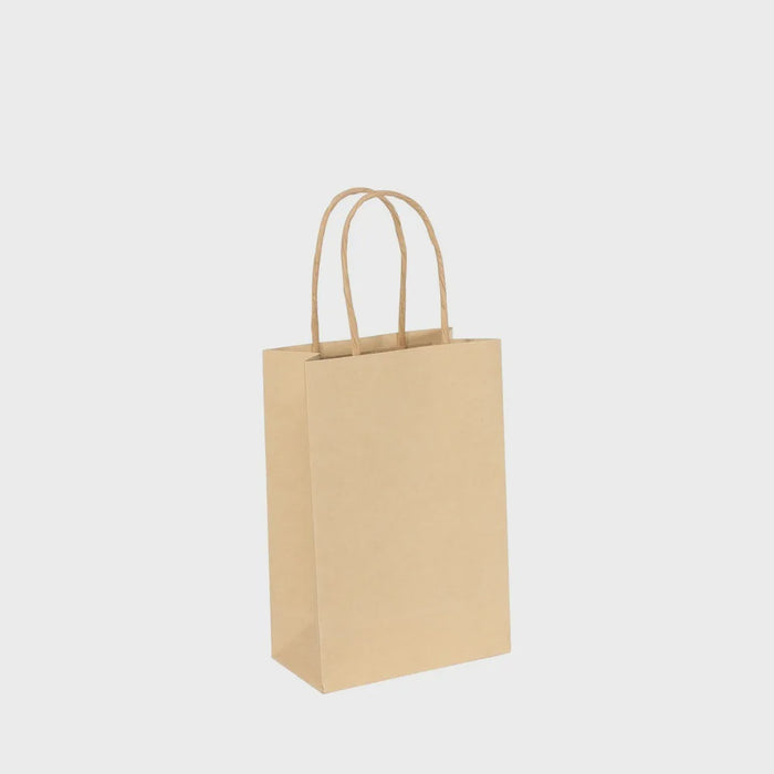 Kraft Paper Bag Brown (H18cm W12cm D6cm)