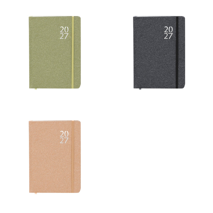 A5 Recycled Cardboard Diary 2027
