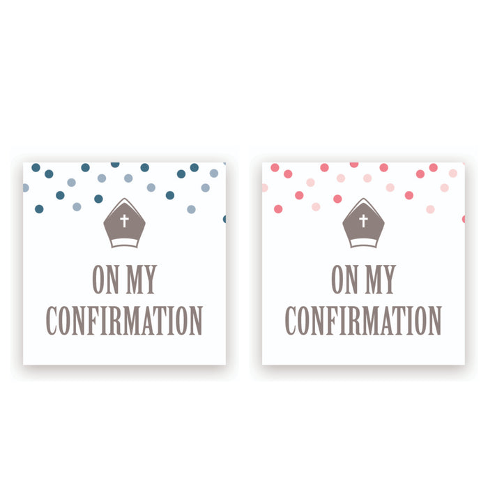 Tags Square Fill-in - Confirmation - Spots - Silver