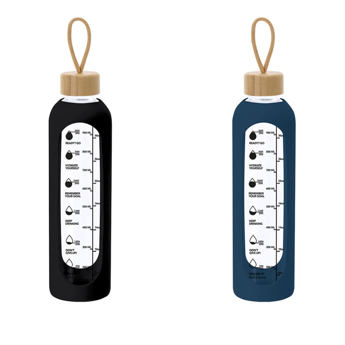 Glass Bottle with Silicone Sleeve