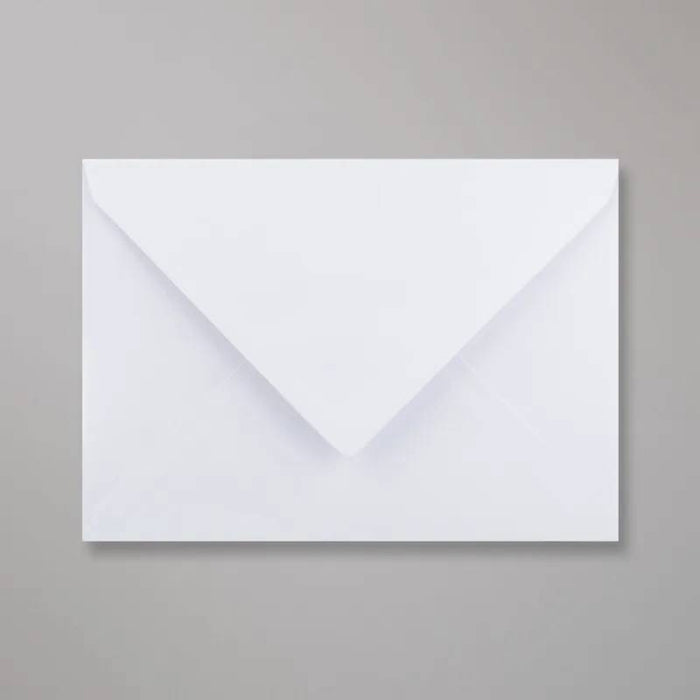 Envelope - White Matte V Flap - A5 - 162x229mm