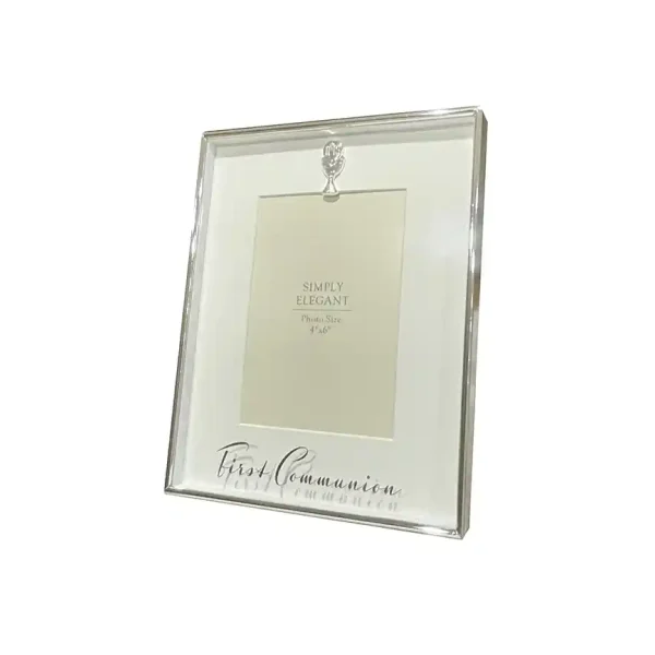 Communion Photo Frame – Silver Plated