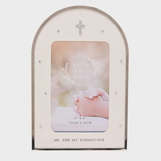 Faith & Hope Arch Frame 4'' x 6'' - Me & My Godmother
