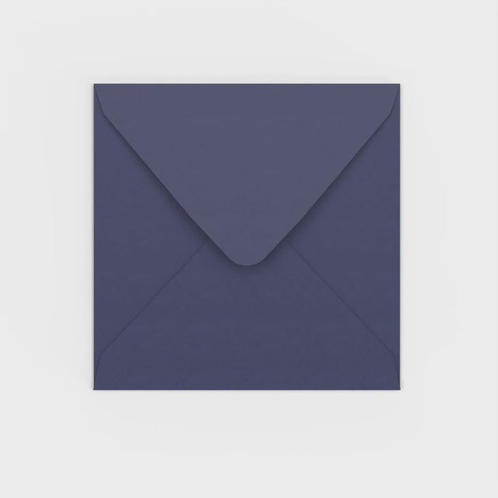 Envelope - Dark Blue 120GSM VFlap - 155x155mm