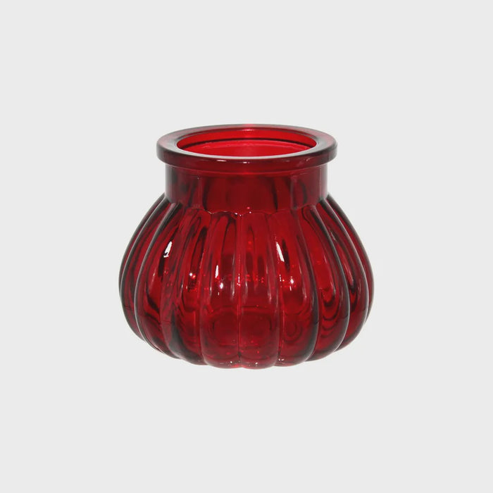 Veneto Bubble Jar - 7.5cm - Red