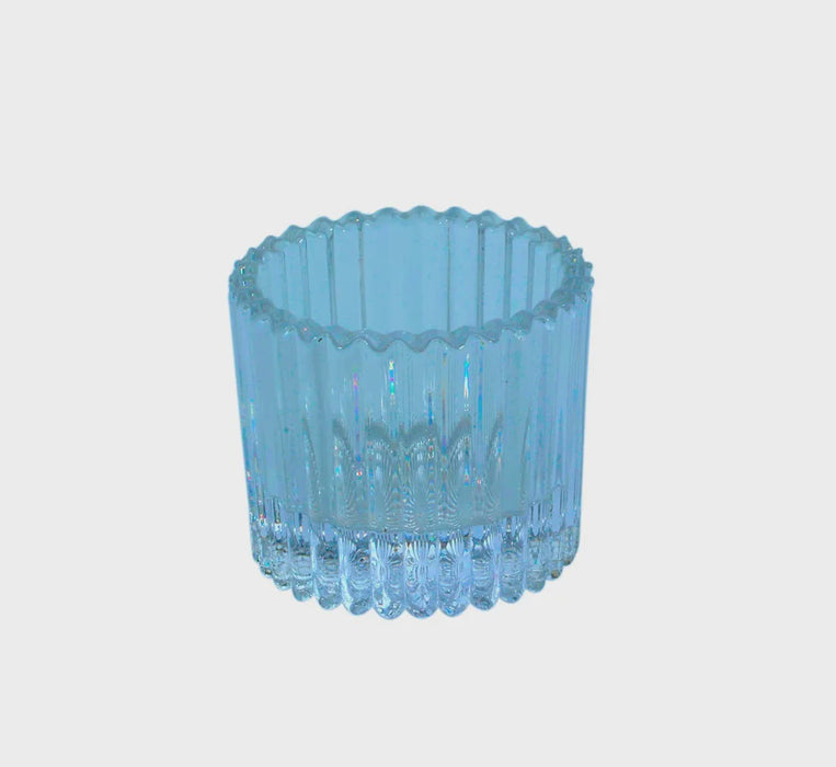 Harrison Tealight Holder - Dia 5 x H4.5cm - Blue