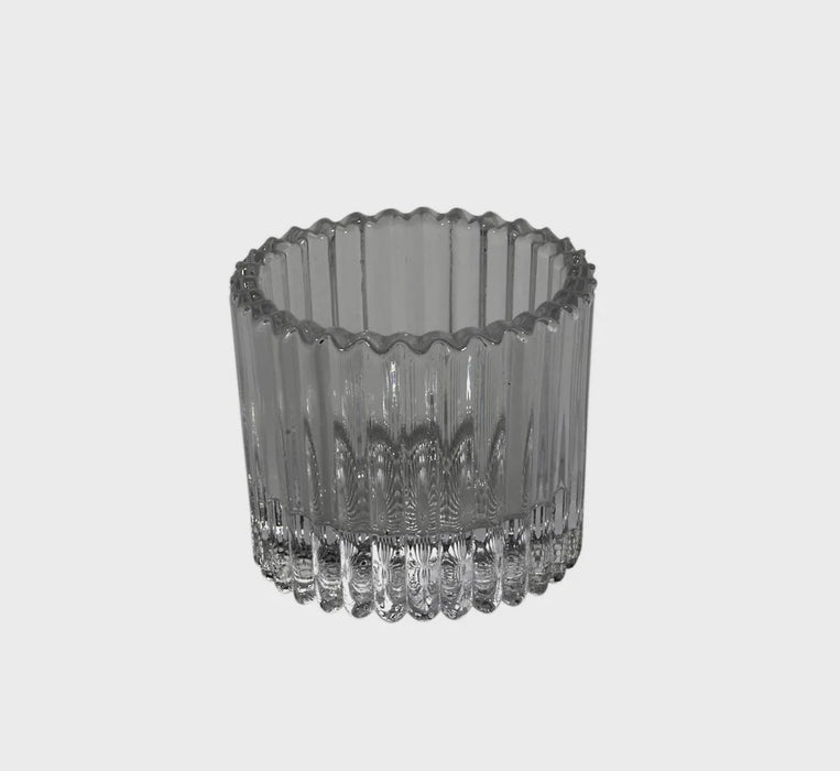 Harrison Tealight Holder - Dia 5 x H4.5cm - Grey