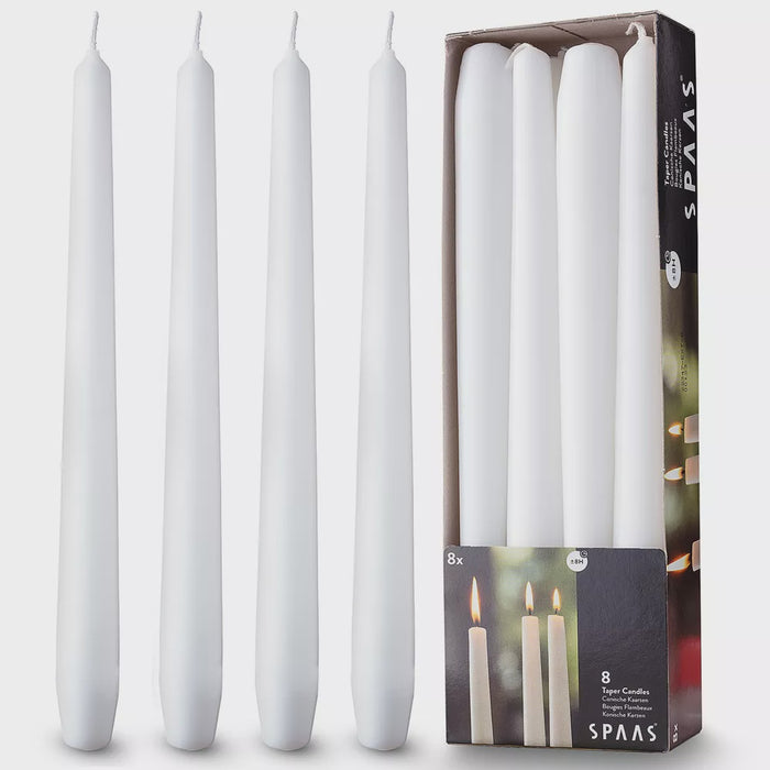 Taper Candle White 10'' x 0.9''