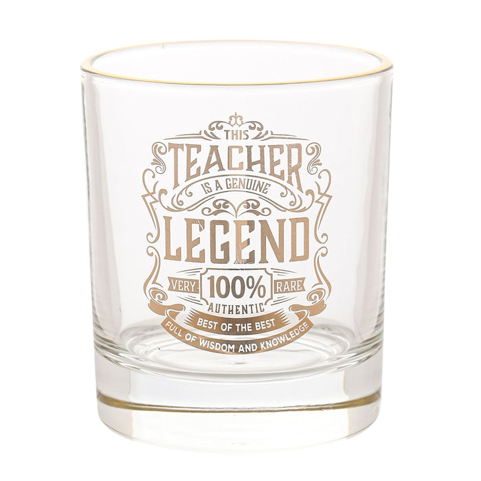 Legend Glass Tumbler - Teacher