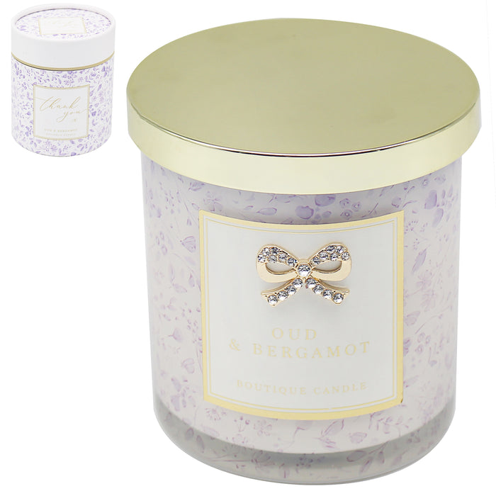 Madelaine Floral Thank You Candle