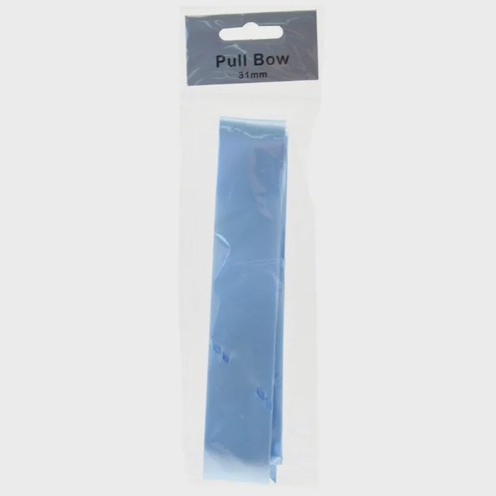 Light Blue 31mm Single Pull Bow on Header