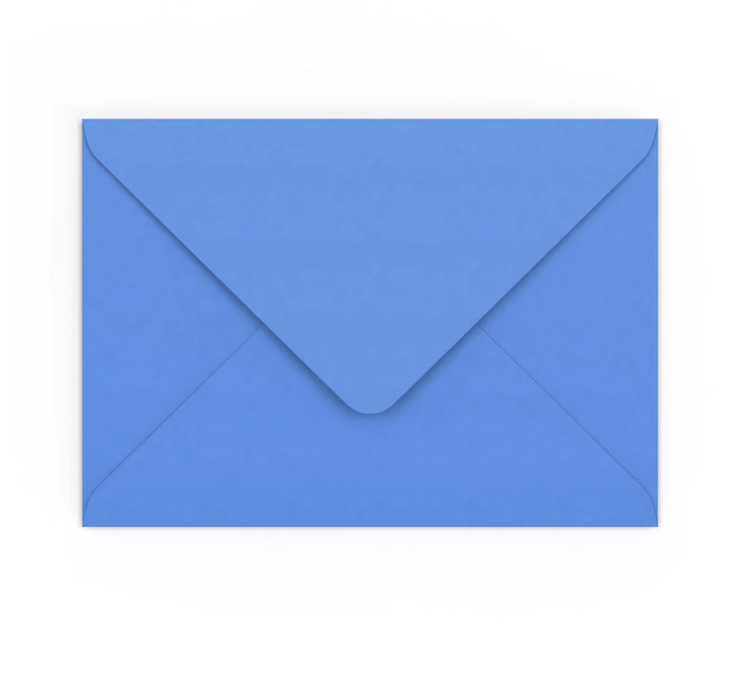 Envelope - Bright Blue Matt - A5 - 162x229mm