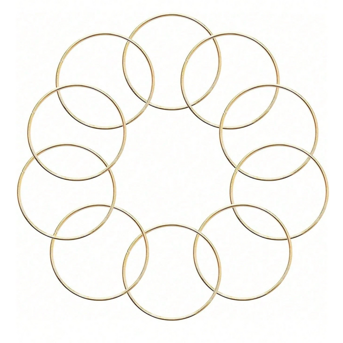 Gold Rings - 7.6cm