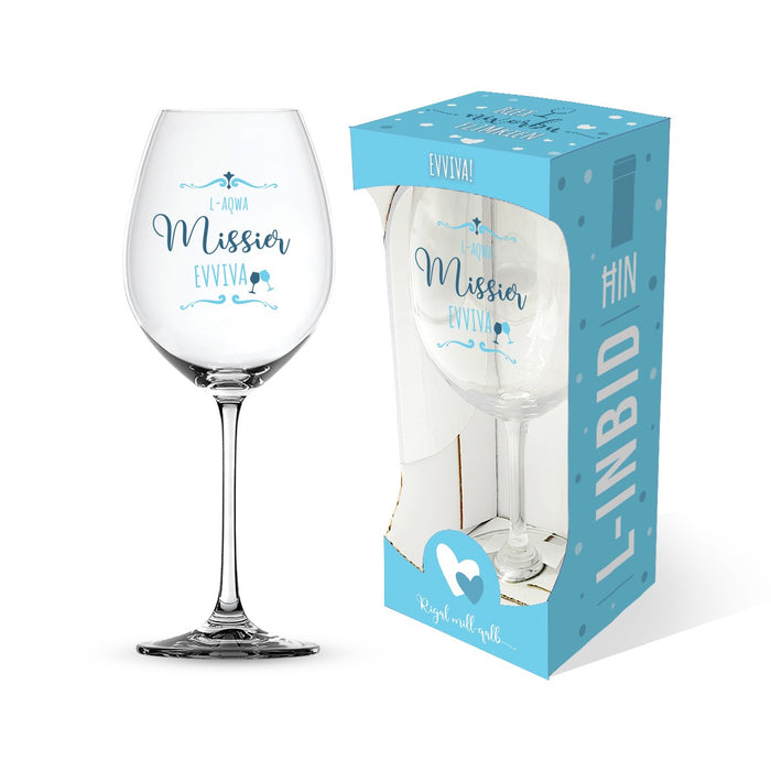 Wine Glass - L-aqwa Missier Evviva