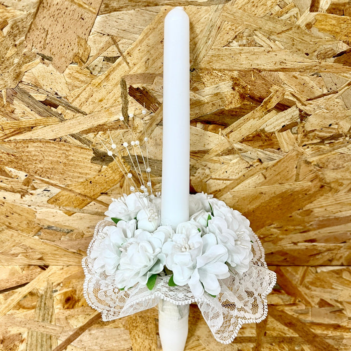 White Girl Candle Bouquet