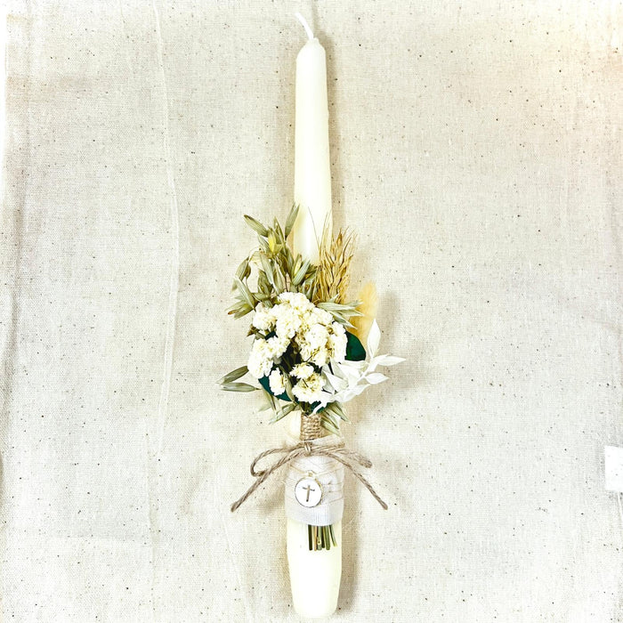 Candlestick - Bohemian with Cross