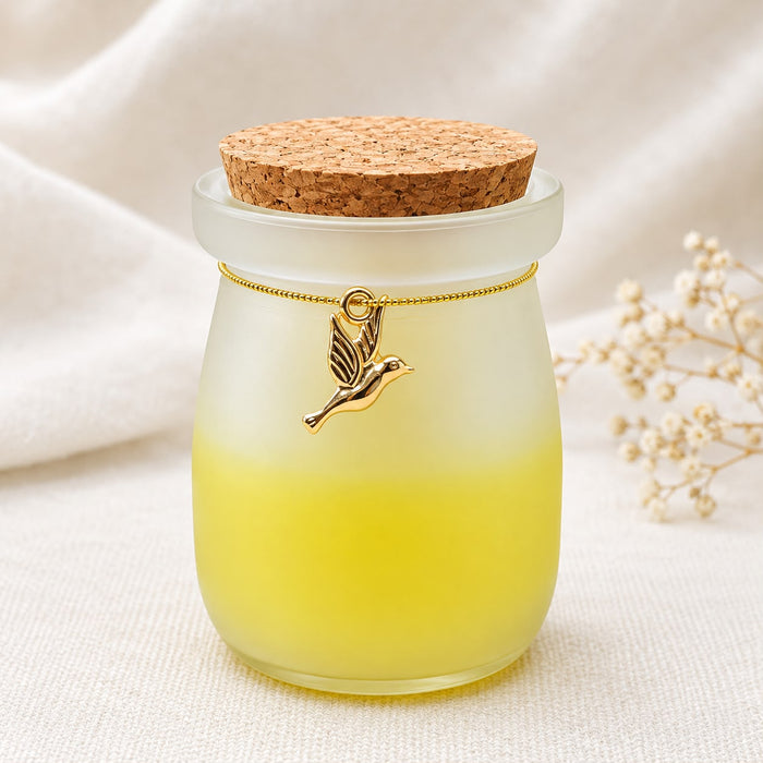 Scented Candle with Dove design on Cord