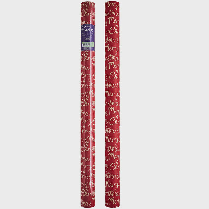 Krafty Christmas Wrapping Paper - 3m roll