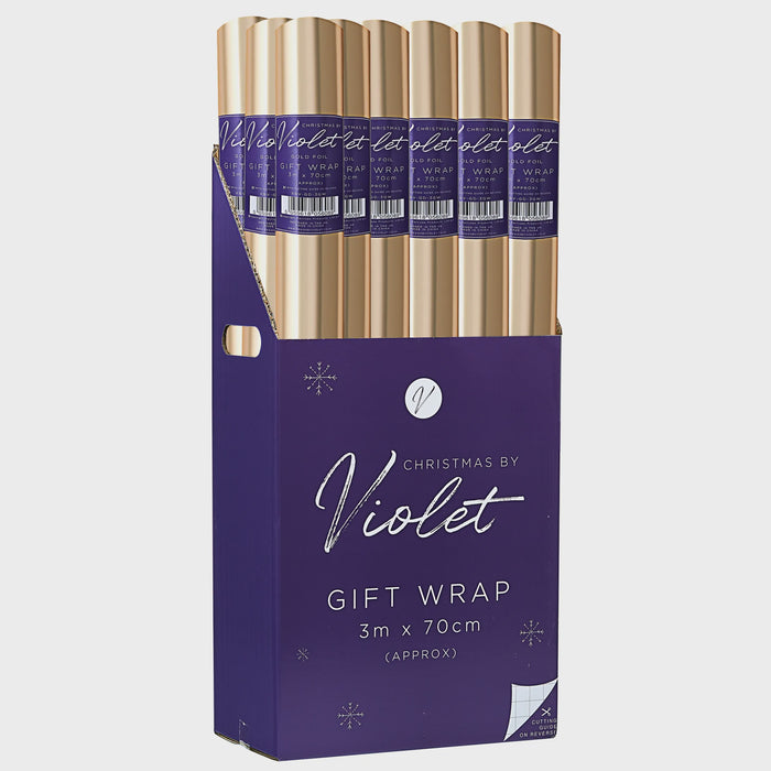 Gold Wrapping Paper - 3m roll