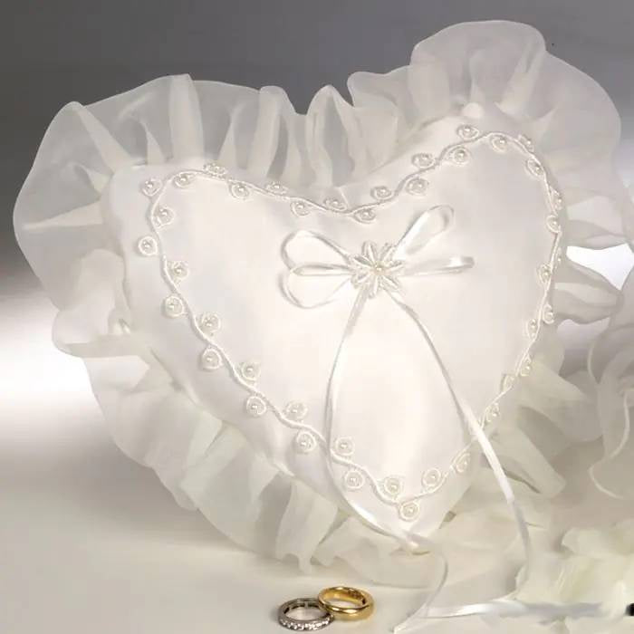 Heart Shaped Ring Pillow