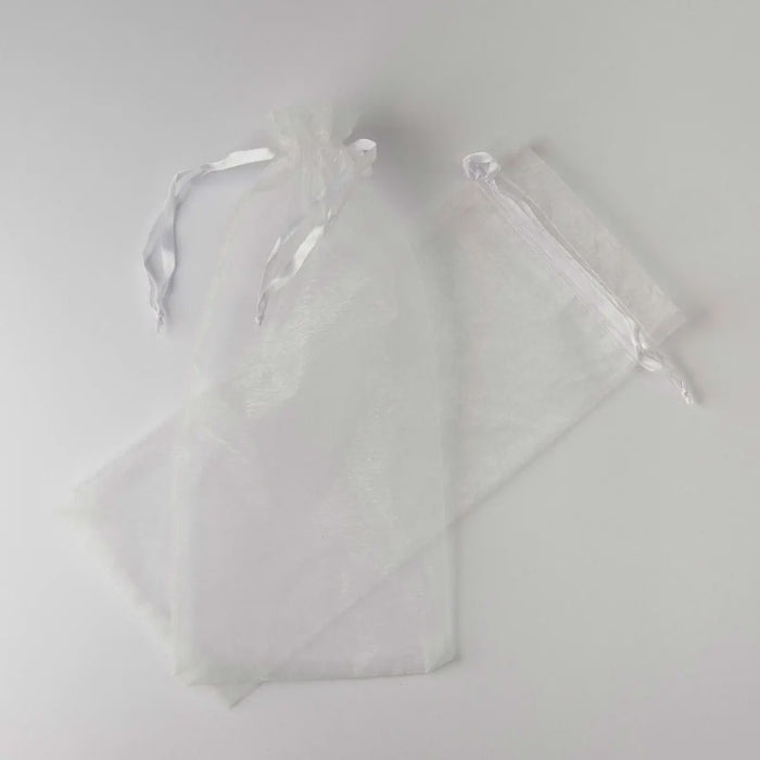 White Organza Bag 14.5x32cm