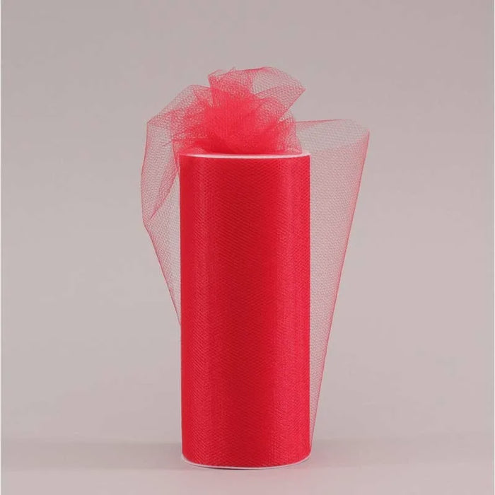 Red Tulle (15cm x 23m)