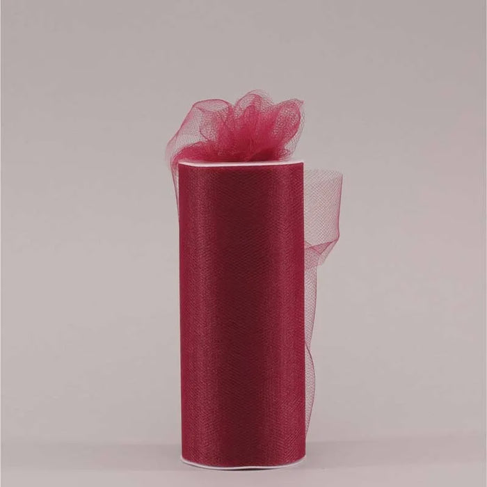 Burgundy Tulle (15cm x 23m)