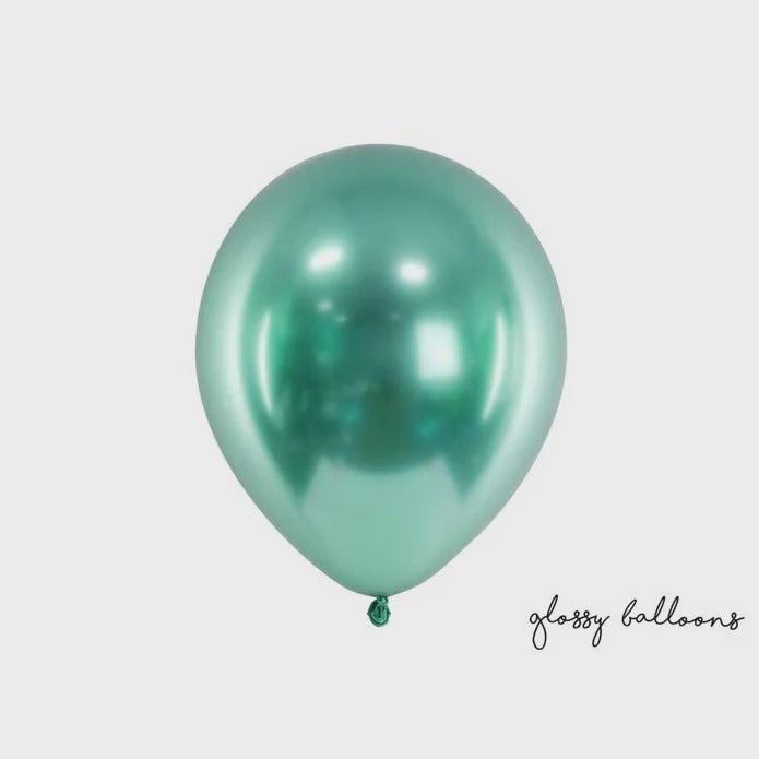 Balloon Latex Glossy - Bottle Green 30cm