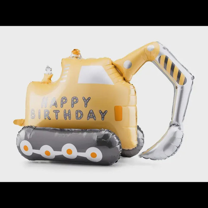 Foil balloon Excavator, 76.5x49 cm, mix