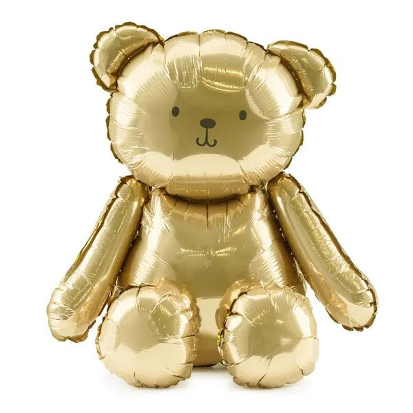 Foil Balloon Bear, 43x53 cm, gold