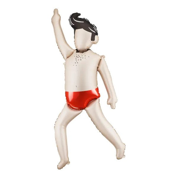 Foil balloon Guy, 64.5x159 cm, mix