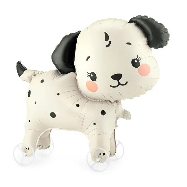 Foil balloon Dog on wheels, 70x59 cm, mix