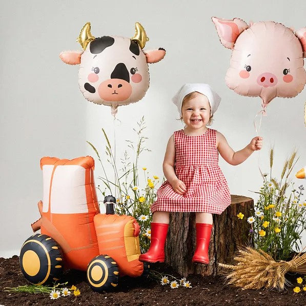 Standing foil balloon Tractor, 72x63.5 cm, mix