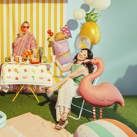 Foil balloon Cocktail, 47x79 cm, pink