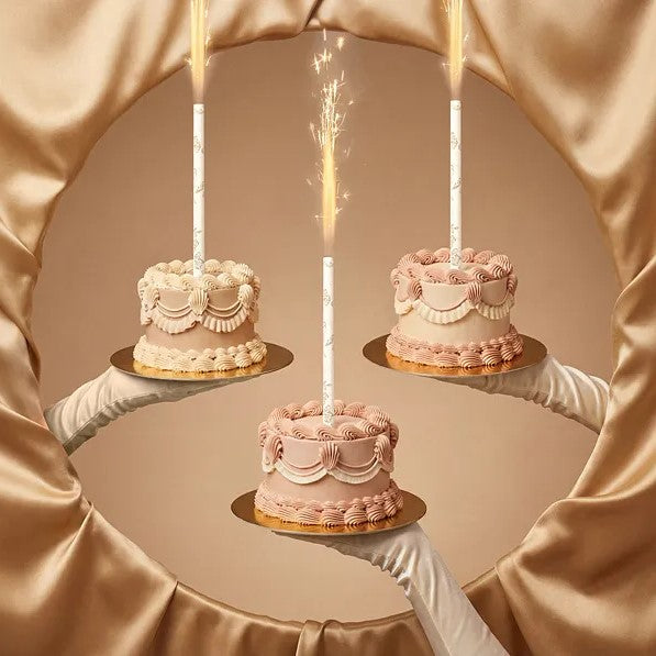 Cake fountain, white, 12 cm