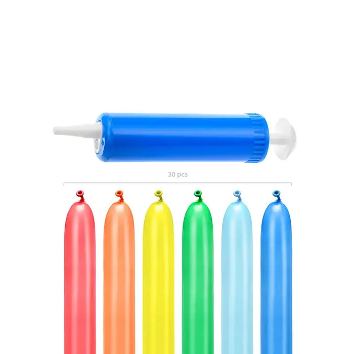 Modeling pastel balloons 130cm with pump, mix