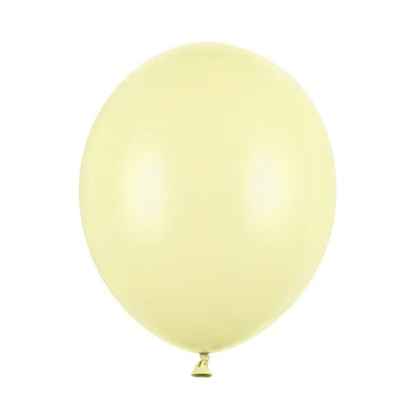 Strong Balloons 30cm, Pastel Light Yellow