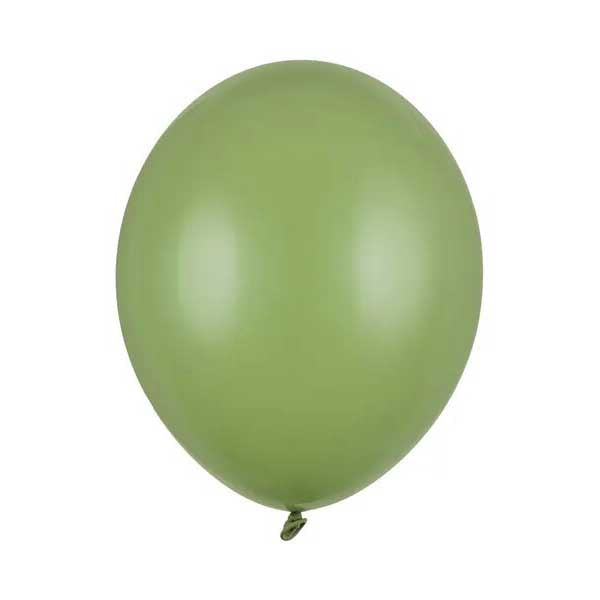 Strong Balloons 30 cm, Pastel Rosemary Green x 50pk