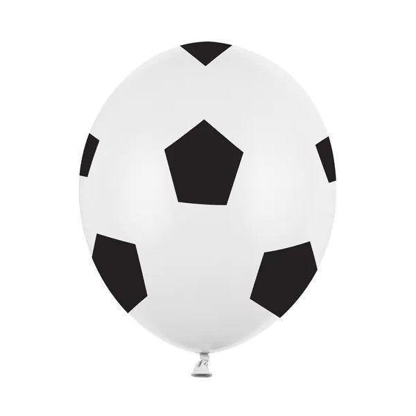Balloons 30cm, Football, Pure White