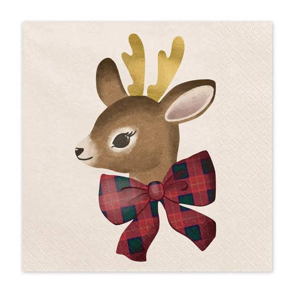 Deer Napkins, 33x33 cm, mix
