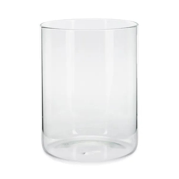 Glass tube for candles, 13x17cm