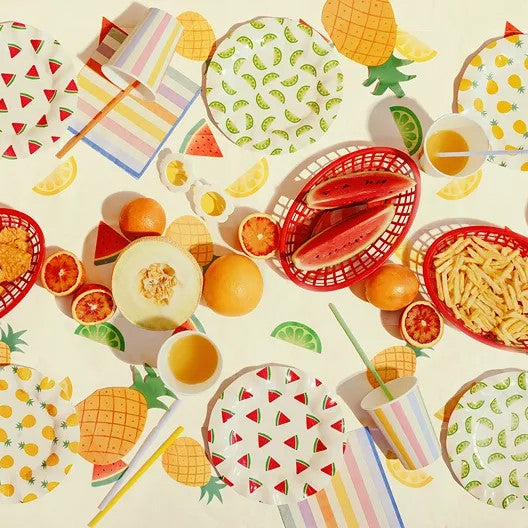 Plates Fruits, 20.5 cm, mix