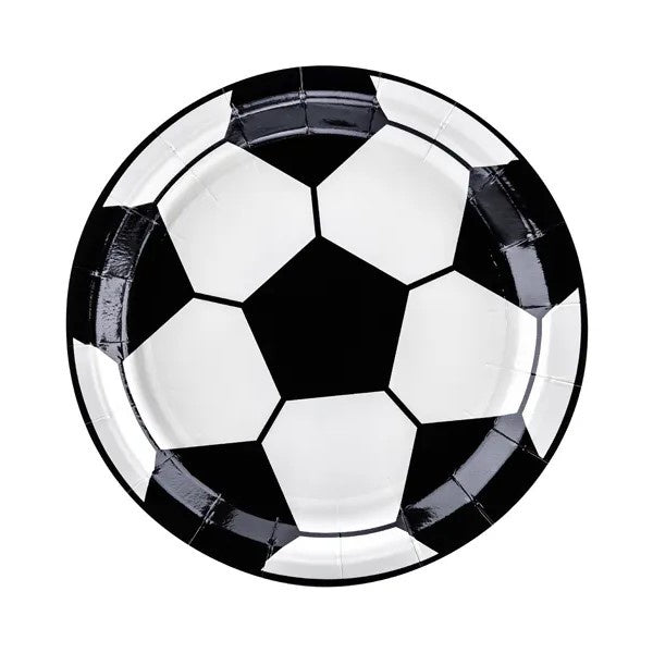 Plates Football, mix, 18cm
