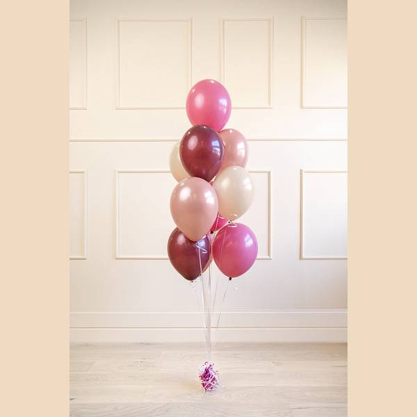 Latex balloons set, mix - Pinks and Rose Gold